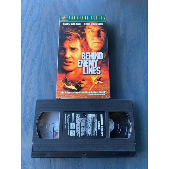 Behind Enemy Lines War Action Movie Vintage 2002 VHS Tape Pre-Loved - Picture 3 of 4